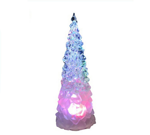 Mini Artificial LED Acrylic Crystal Christmas Tree