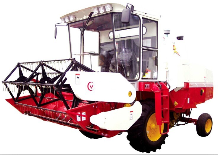 Full Feeding Combine Paddy Harvester for Hot Sale 4lz-5