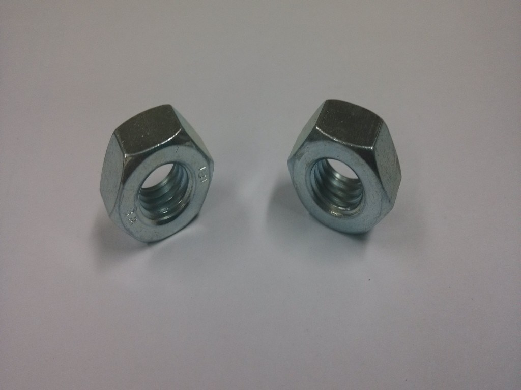 Steel Hex Nuts DIN934 M5 with Zinc Plated Class 8
