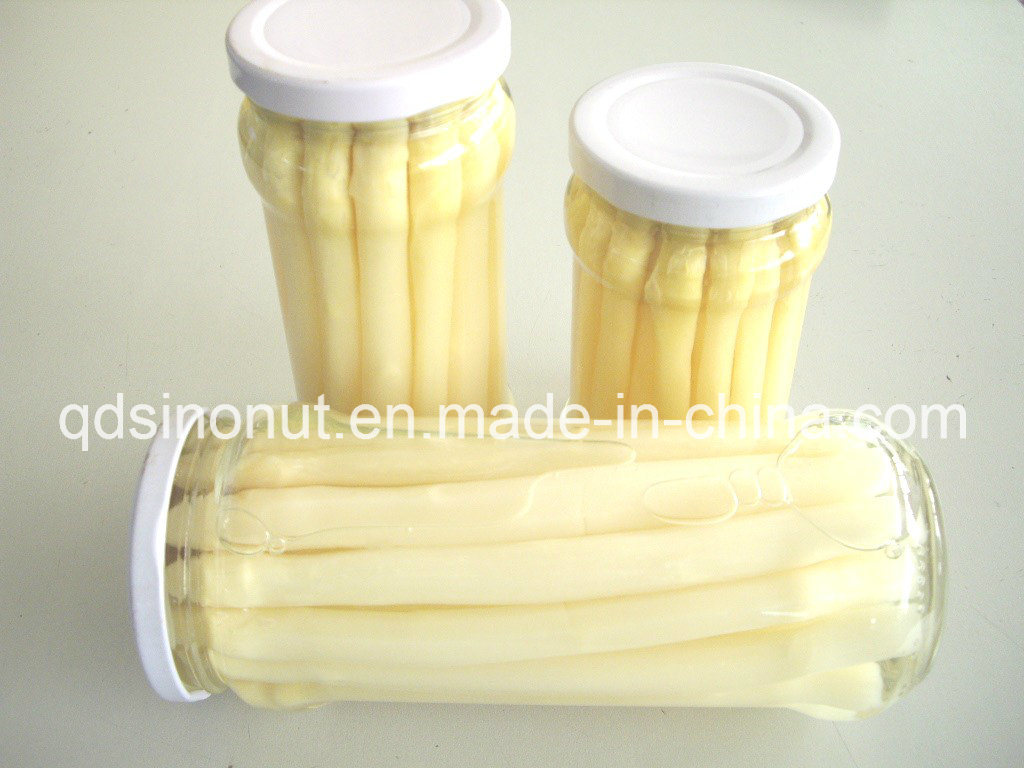 2015 New Crop Canned White Asparagus in Glass Jar (BRC, FDA, HACCP, ISO)