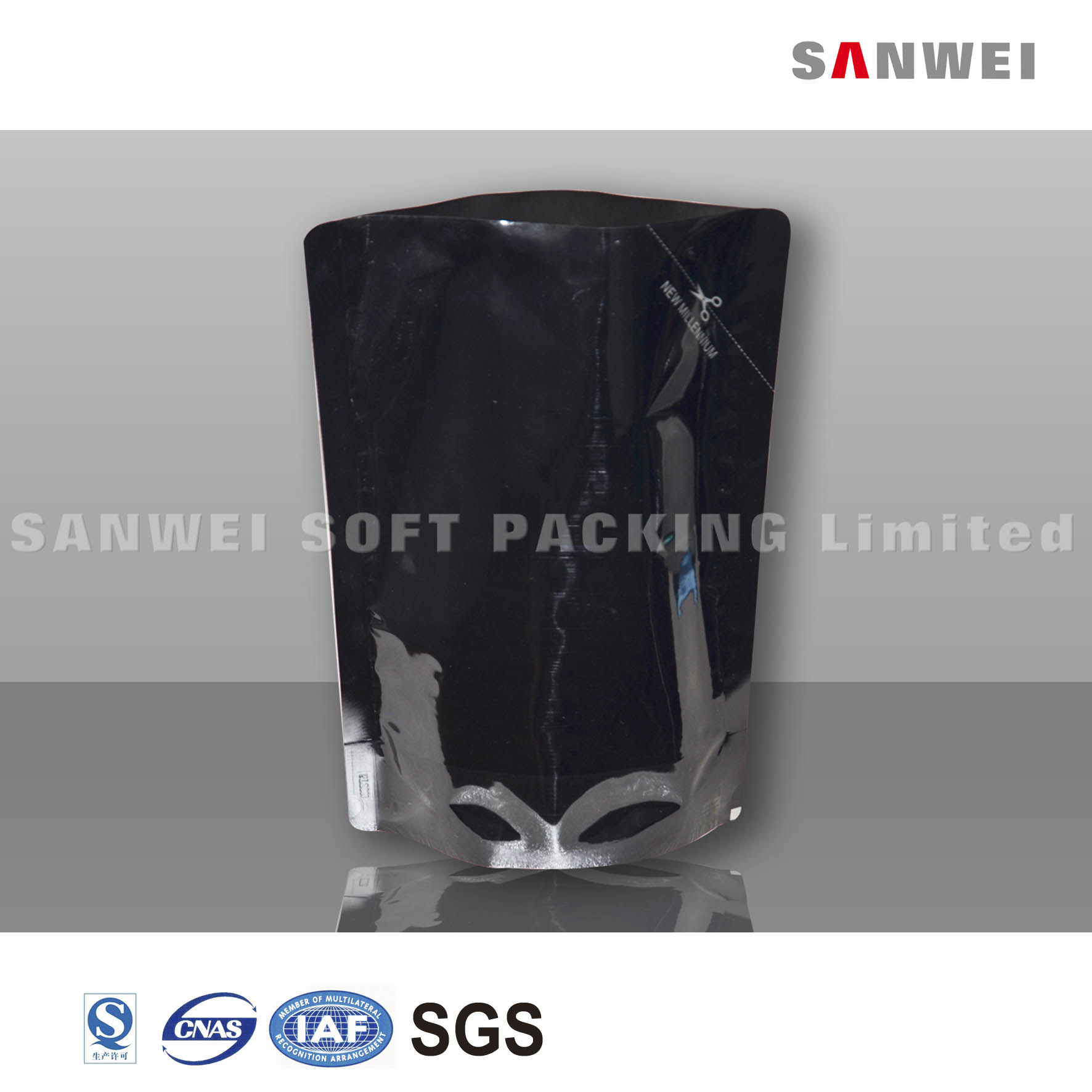 Food Zipper Aluminum Foil Packing of Plastic Bag (LB-3)