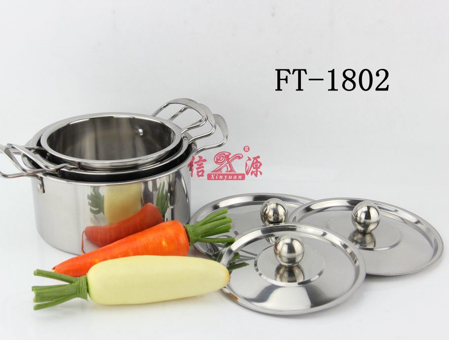 Stainless Steel Durable Steamer Pot (FT-1802-XY)