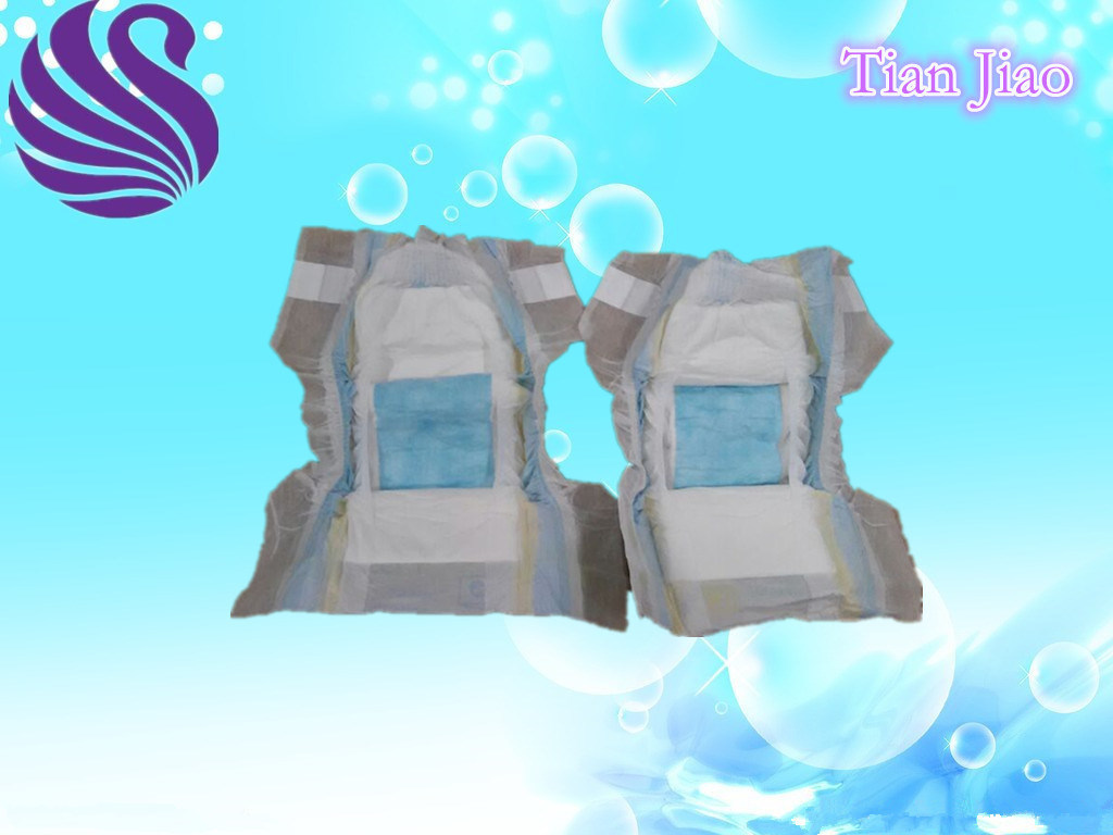 Disposable Baby Diapers with Import Fluff Pulp and Sap