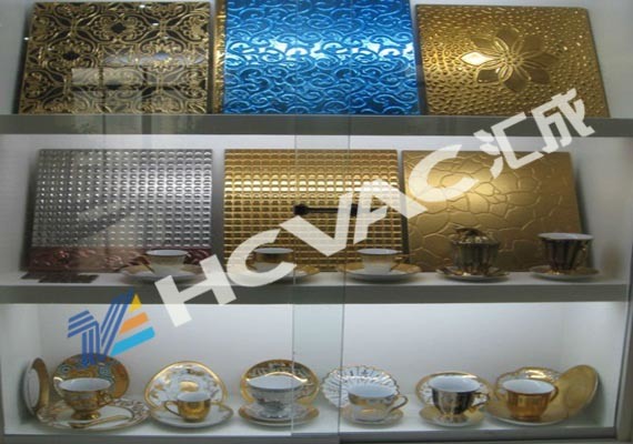 Ceramic Tiles Vacuum Golden/Silver Color Coating Machine/Ceramic Tiles Gold Plating Equipment