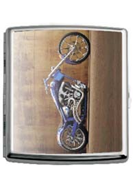 C604d Expoxy Metal Cigarette Case Star Steel Promotional Gifts
