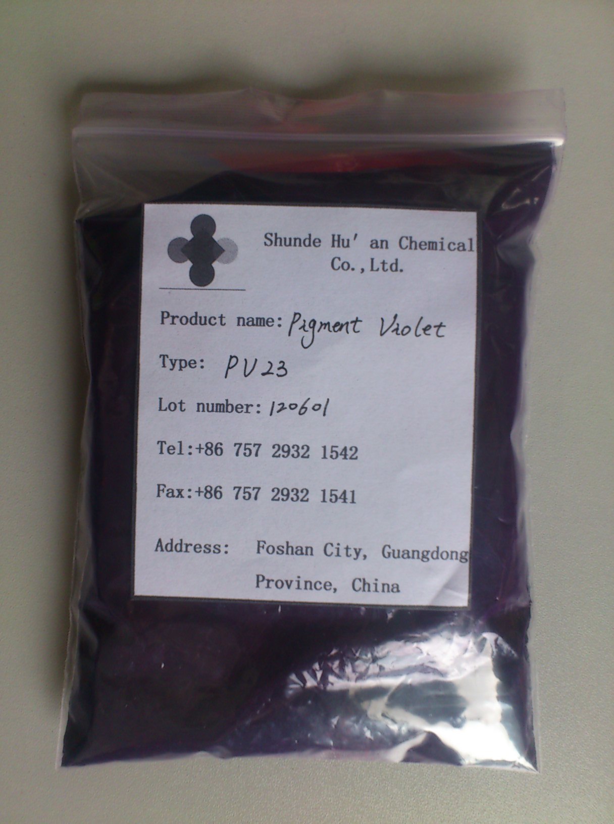 Permanent Violet Bl Organic Pigment for Plastic Color Masterbatch
