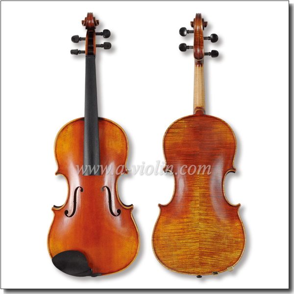 Fine Even-Grained Spruce Top High Grade Flamed Viola (LH500S)