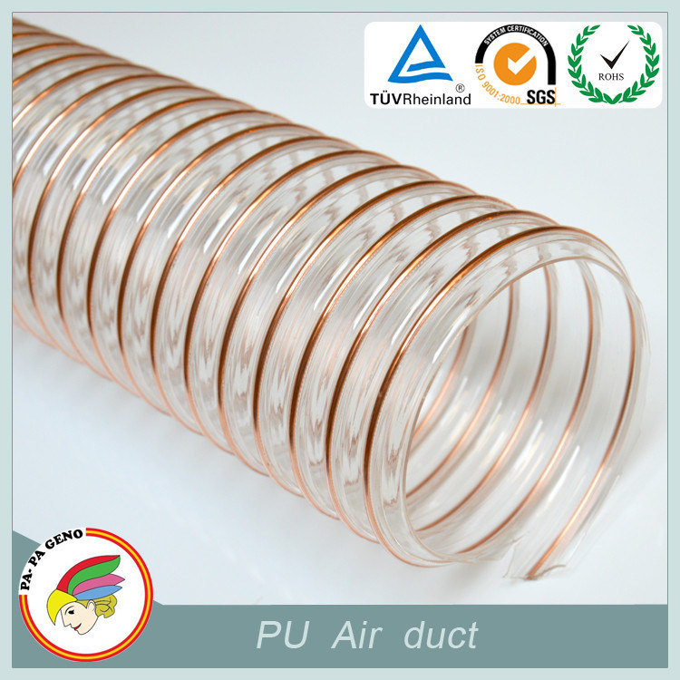 Plastic Polyurethane Wire Reinforced Vacuum Air Suction Hose