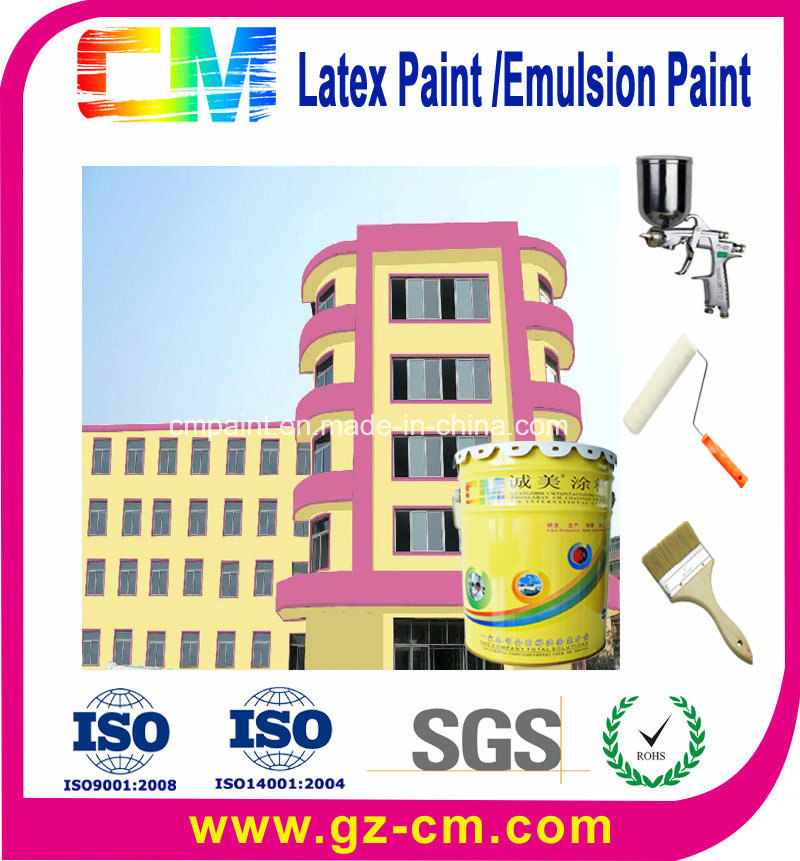 Waterproof UV Proof Water Based Exterior Elastic Emulsion Paint
