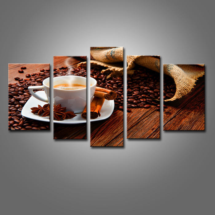 Coffee and Beans Canvas Prints Reproduction