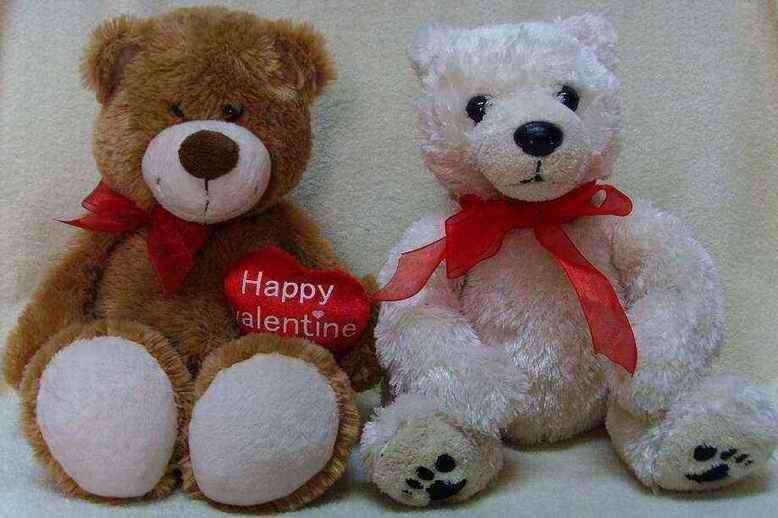 Plush and Stuffed Valentine's Day Teddy Bear Toy