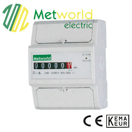 Single Phase DIN Rail Electronic Energy Meter