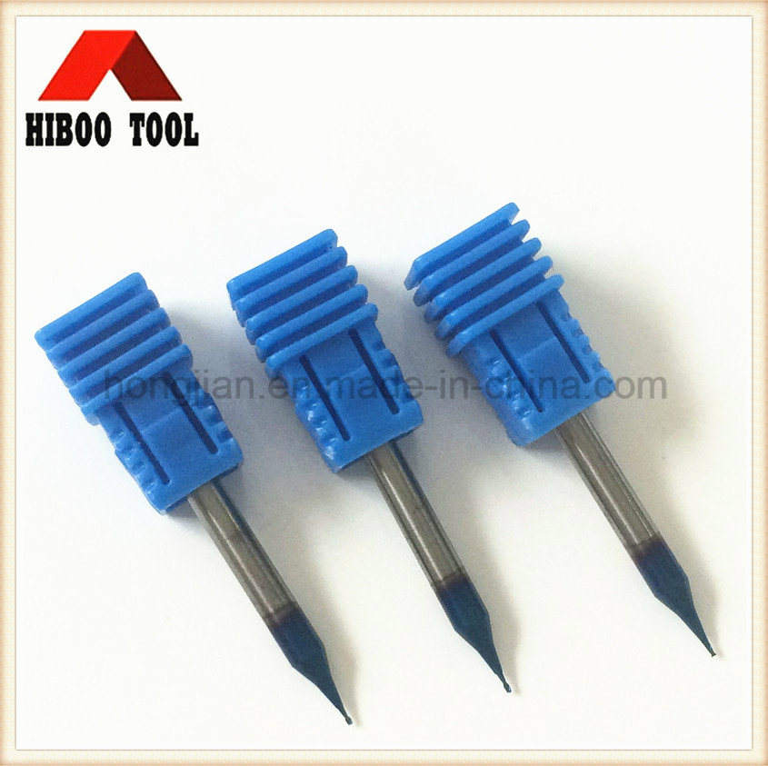 Blue Nano Coated HRC60 Micro End Milling Tool