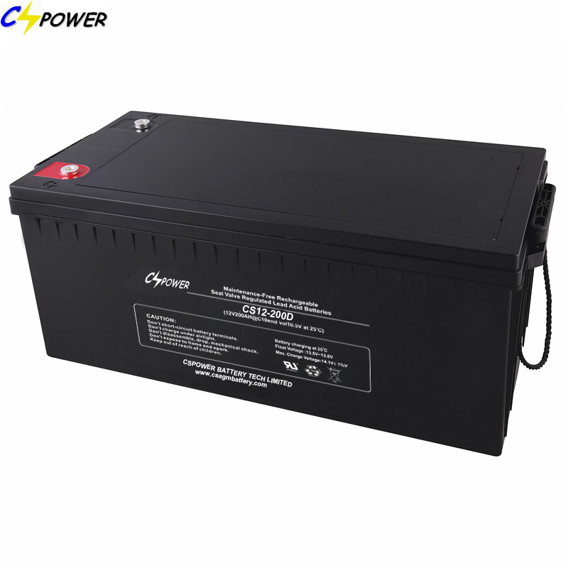 UPS Battery 12V200ah with 12years Lifespan for Backup Systems