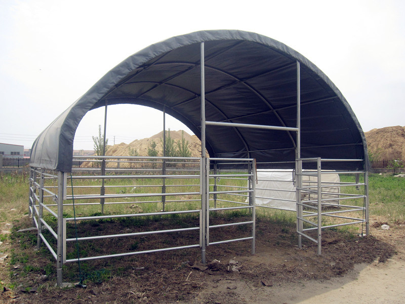 Outdoor Animal Livestock Tent Shelter with PE Cover