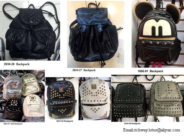 Wholesale Gz Supplier Lady's Satchel Bag PU Leather Bag for Women Backpack