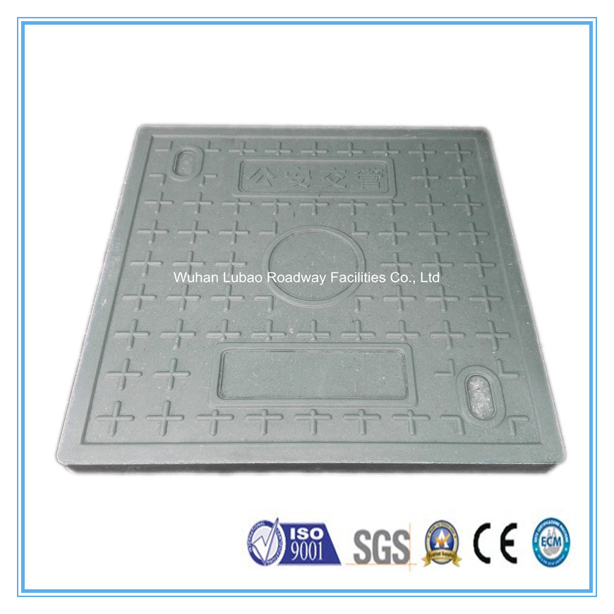 En124 B125 700X750mm Square Composite Manhole Top