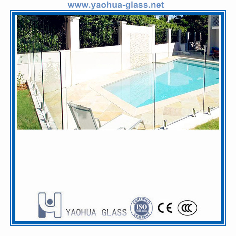 2.85mm-12mm Clear Tempered Glass/Toughened Safety Glass/Patterned Glass for Glass Railing/Glass Fencing/Building with CE Certificate