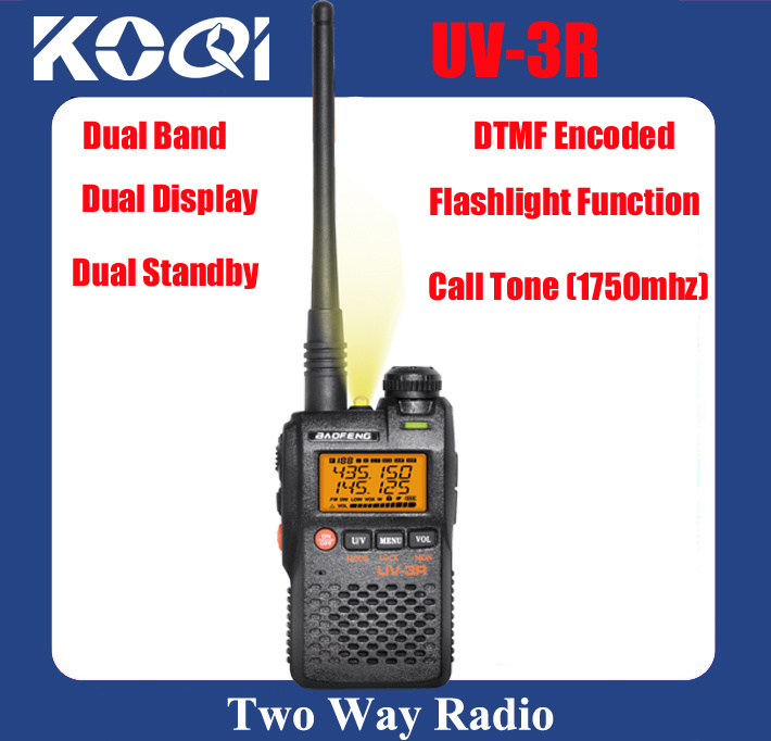 Dual Band Radio Baofeng UV-3r Mini Pocket Walkie Talkie