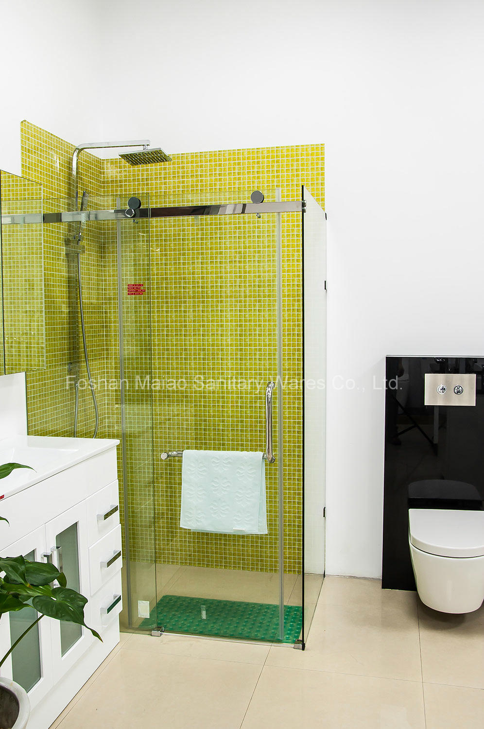 AS/NZS2208 Australian Standard Sanitary Ware Bathroom Frameless Simple Shower Enclosure Room (H001E)