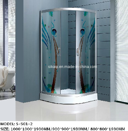 Glittering Glass Shower Enclosure (S-501-2)