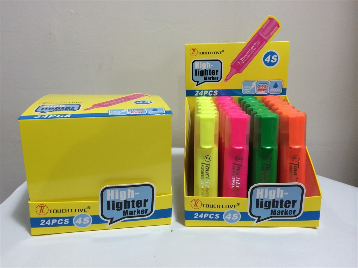 High Quality 6 Colors Chinese Fluorescent Pen