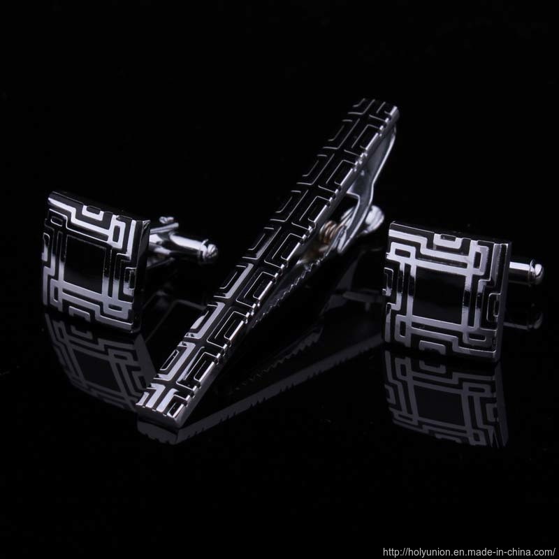 AAA Quality 3piece Set of Cuff Links Tie Clip