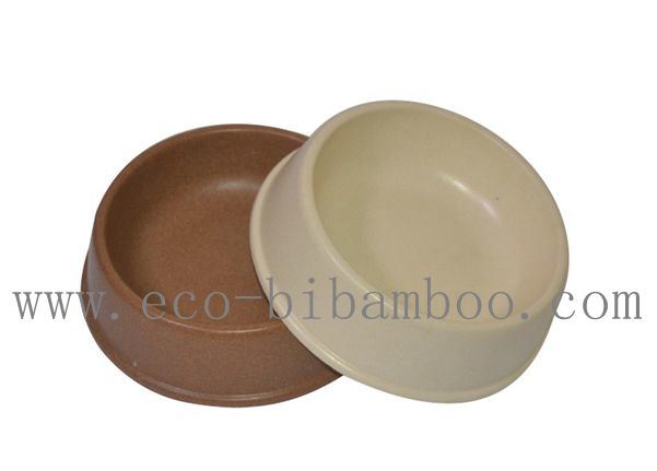 Biodegradable Bamboo Fiber Pet Supply Bowl (BC-PE6003)