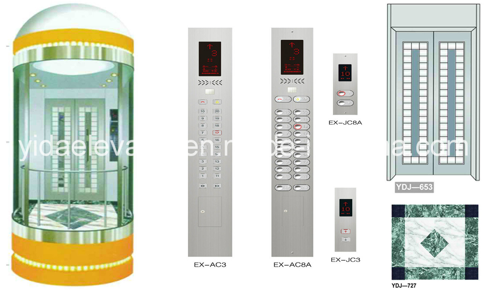 Machine Room Observation Elevators From Professional Elevator Manufacturer