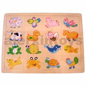 Wooden Match up Puzzle (81002)