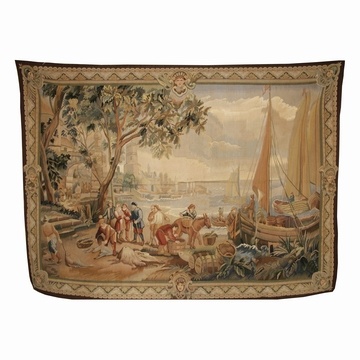 Wool Aubusson Tapestry