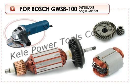 Power Tool Accessoris (Armature, Stator, Gear Sets for Power Tools Bosch GWS8-100)