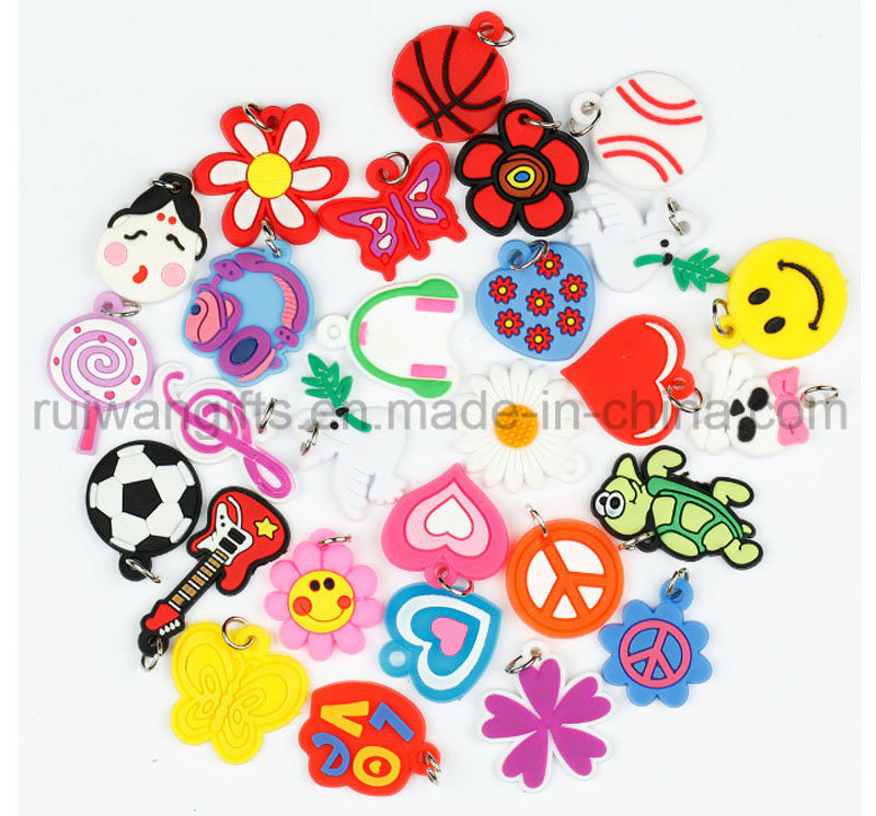Wholesale Soft PVC Loom Band Charms for Bracelet Charms