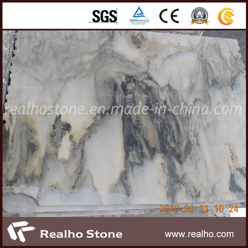 China Flavour White Marble with Natural Landscape