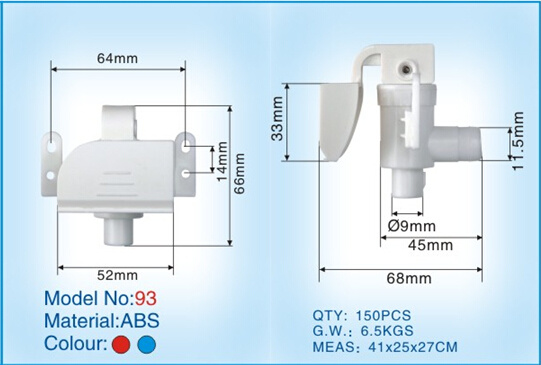 Plastic Water Faucet for Water Dispenser with Good Quality 93