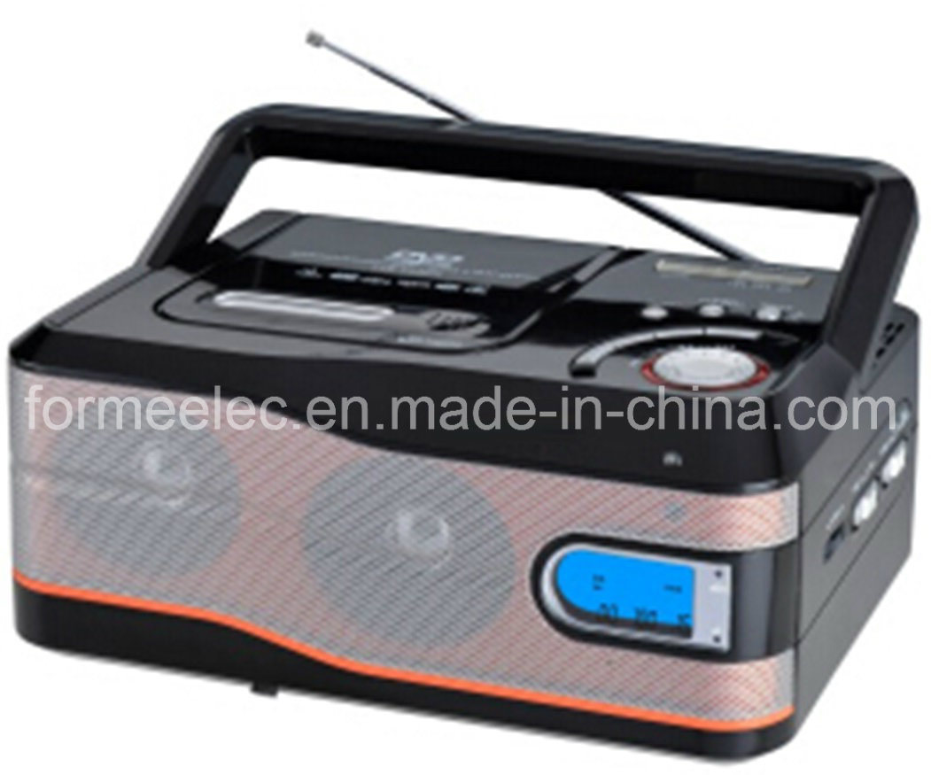 DVD CD MP3 Boombox with Cassette Recorder Player DVD9216uc