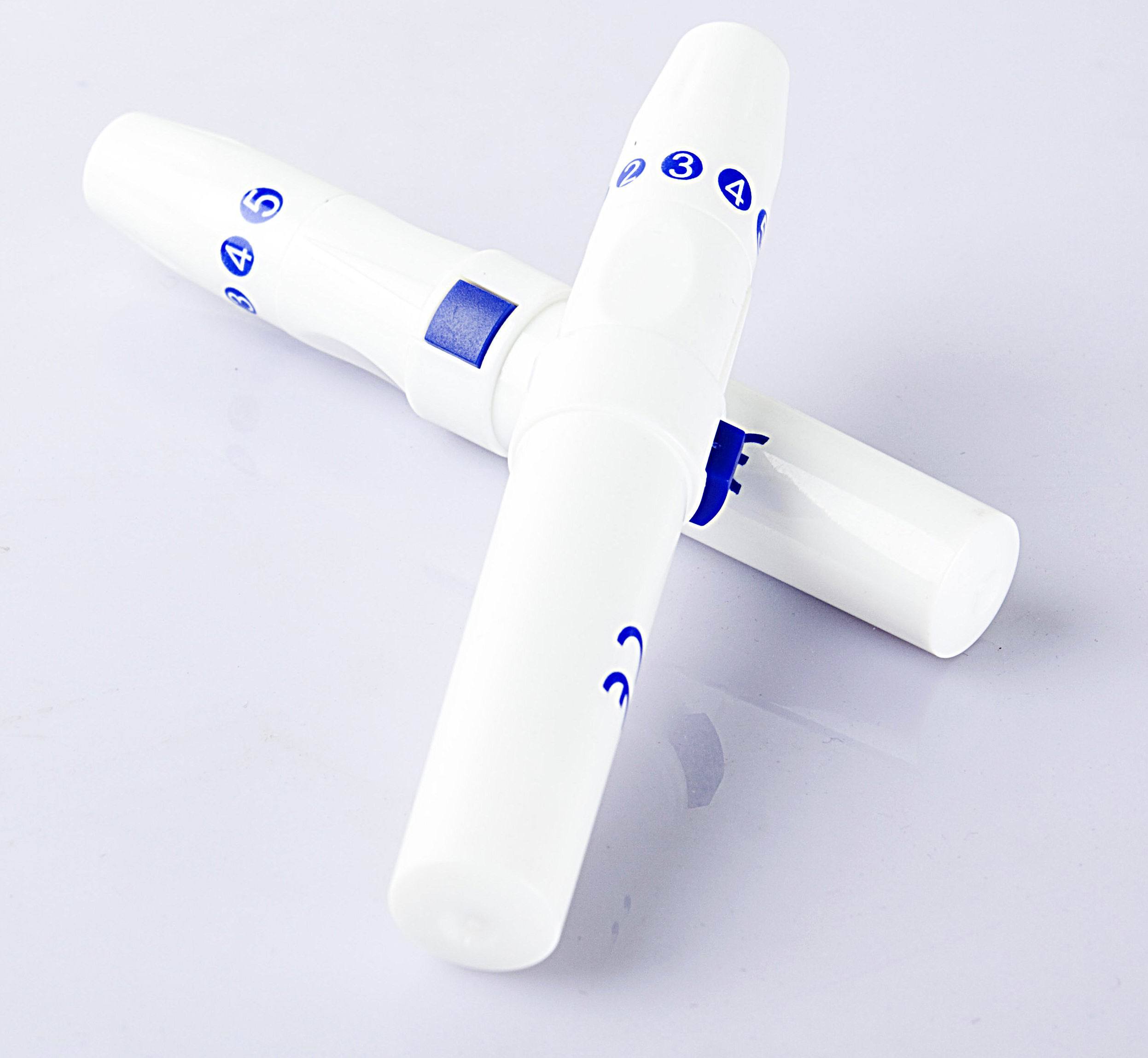 Disposable Safety Lancing Device/Blood Lancet Pen