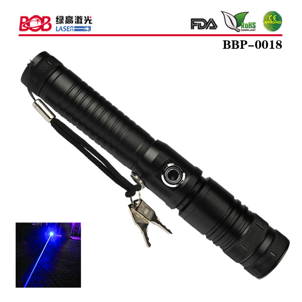 1000mw Blue Laser Torch with Safe Key (BBP-0018)
