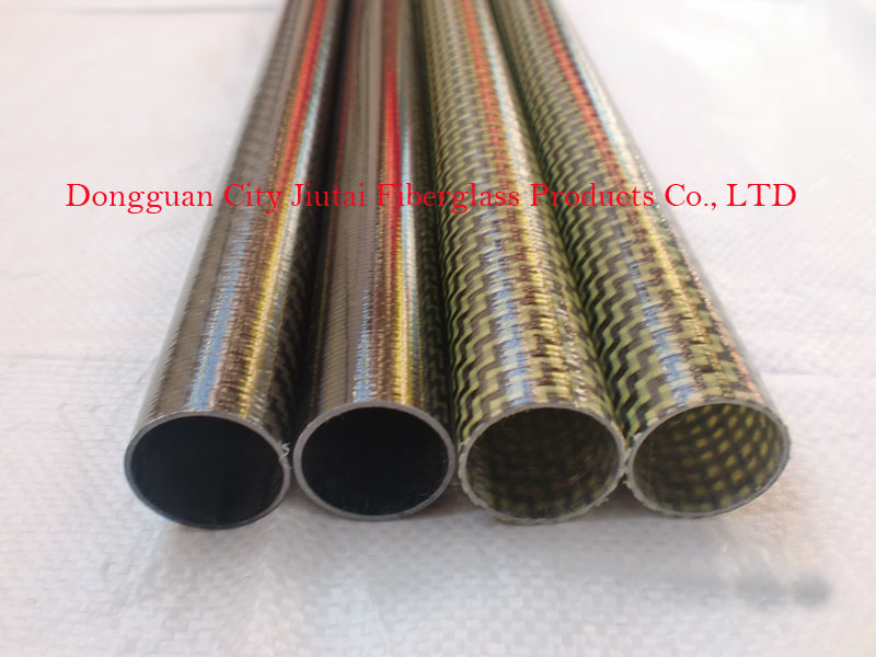 Anti-Corrosion Kevlar Carbon Fiber Pipe with Pattern