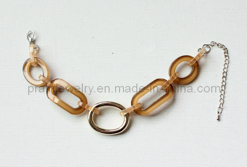 Connected to The The Brown Circular Ring of The Fashion Popular Prom The Environmental Protection Acrylic Bracelet (PB-106)