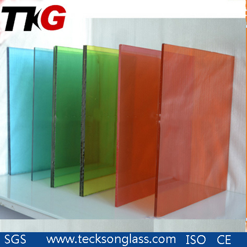 Green /Blue /Bronze Safety Laminated Glass with High Quality