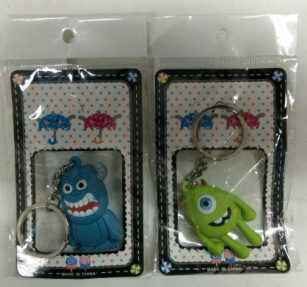 Cartoon Plastic PVC Key Chain for Promotion Gift