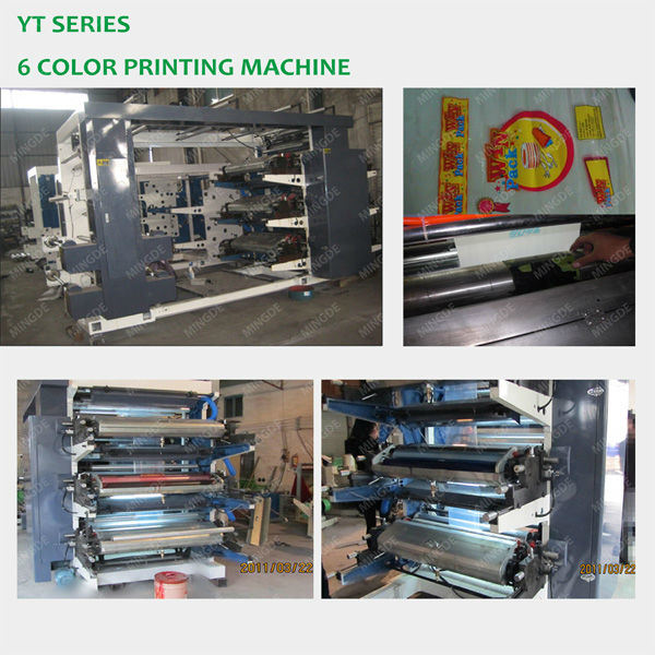 Plastic Two Color Flexographic Printing Machine in Ruian China