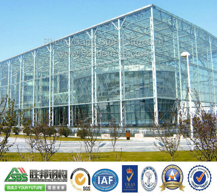 Prefabricated Steel Structure Commercial Exhibition Building