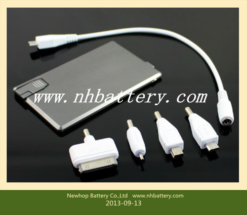 Lithium Phone Battery Charger with USB Flash Memory