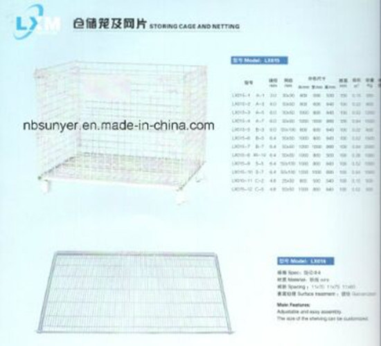 Iron Wire Storing Cage and Netting for Protection