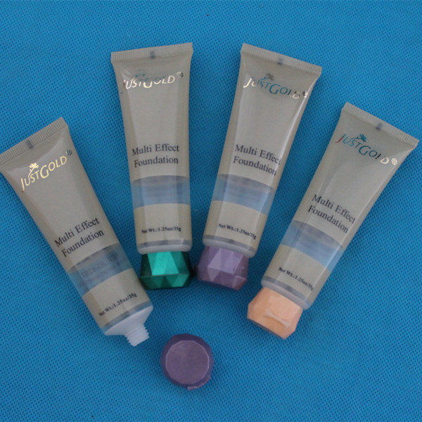 Transparent Cosmetic Plastic Tube with Offset Printing