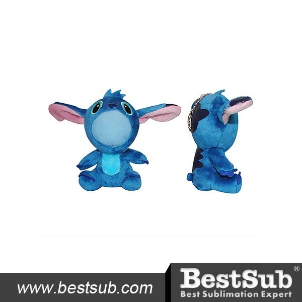 Bestsub Promotional 12cm 3D Face Doll Blue Stitch (BS3D-B36)
