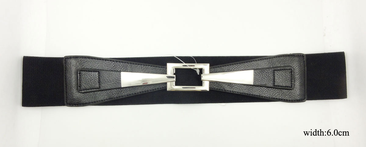 Elastic&PU Lady's Fashion Belt (KY5309)