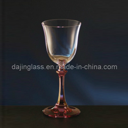 Crystal Goblet with Color